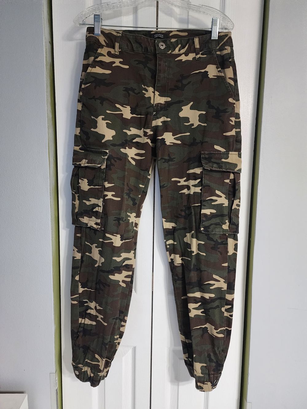 Y2K Camo Cargo Pants - Green/Tan/Black Size L Camo Pants Streetwear